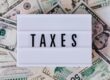 Taxes Light Box